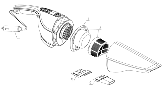 Part Location Diagram of 90587638-02 DeWALT CREVICE, EXTENDING, SILVER, ES